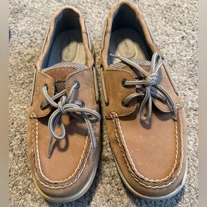 Sperry Women's Tan Leather Boat Shoes